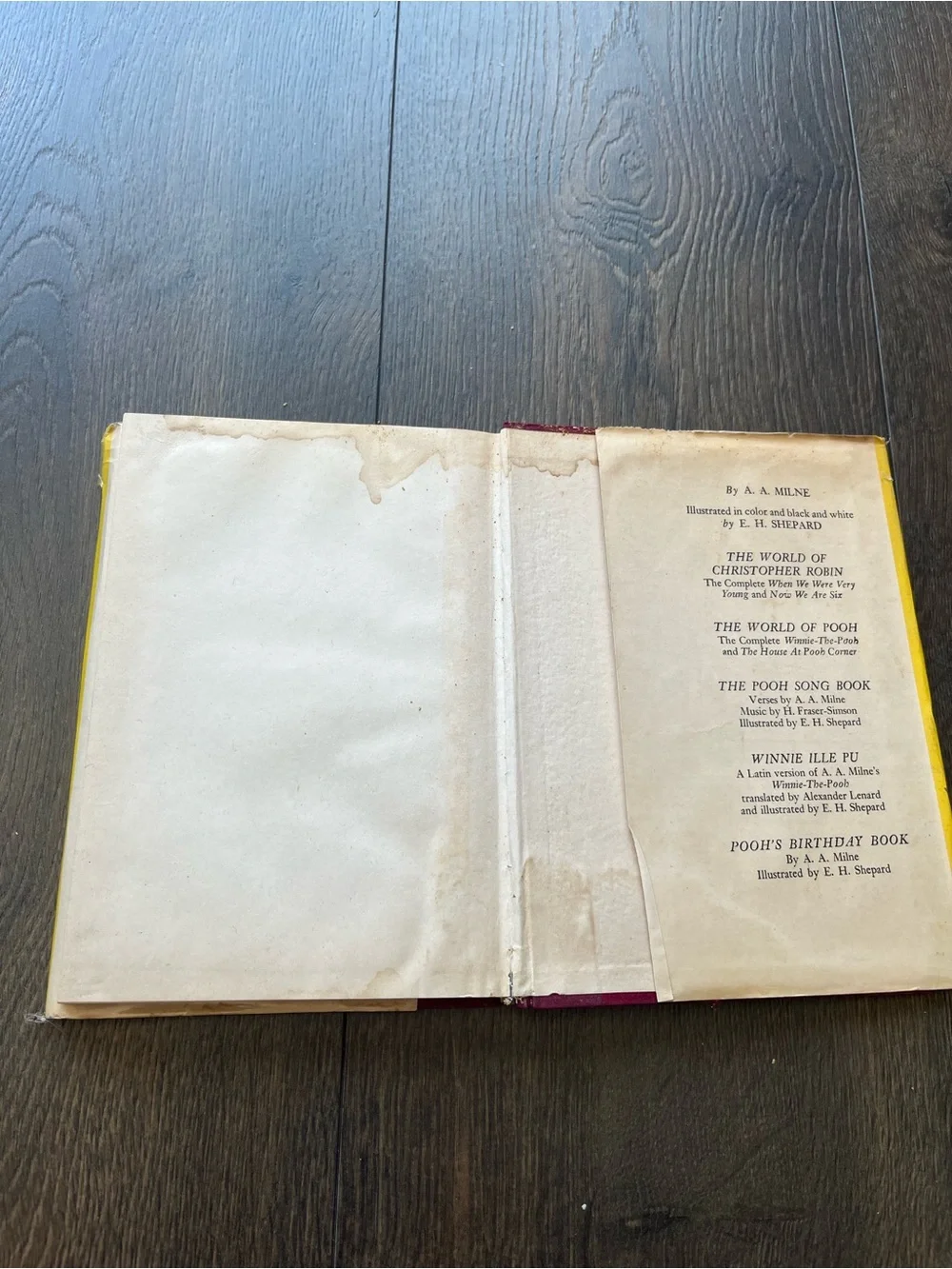 Winnie-the-Pooh generously used